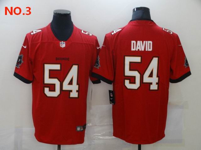 Men's Tampa Bay Buccaneers 54 Lavonte David Jesey NO.3;